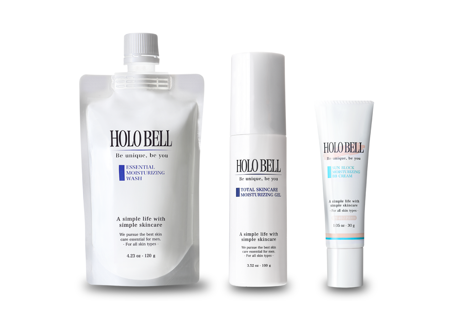 HOLOBELL トータルスキンケア保湿ジェル 100g 3本セット HOLO BELL