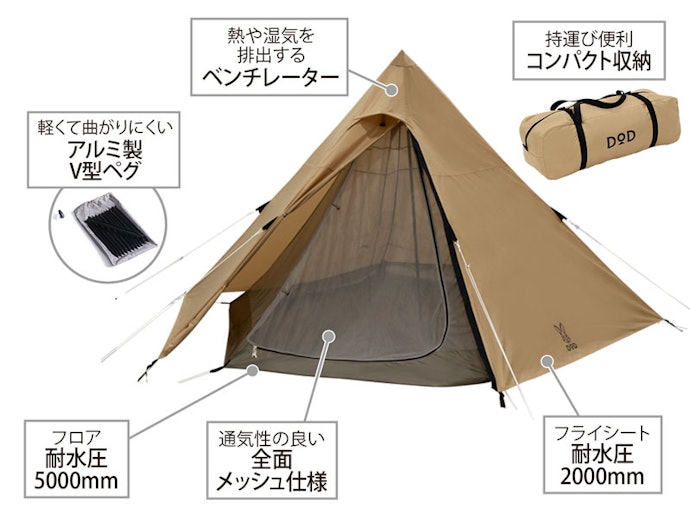 インナーは全面メッシュ仕様。強い雨にも対応できる耐水圧を備えている