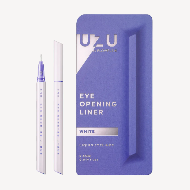 FLOWFUSHI NATURAL WHITE UP 30g新旧２本 UZU BY FLOWFUSHI アイオープニングライナー WHITE（ホワイト