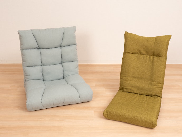 【美品】フランフラン　カランフロアチェア　座椅子　ハイバック(ブラウン) オンラインショップ限定】カラン フロアチェア ハイバック