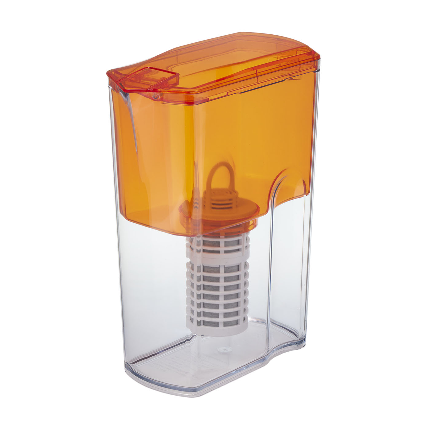 ビビアン ガイアの水135 ポット型浄水器 オレンジ 本体+カートリッジ付 065ff4ff21c5f710d6a8e4447680b5