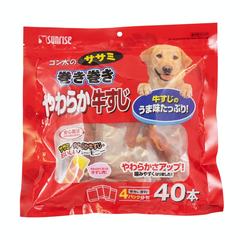 人気満点 マルカン ゴン太のササミ巻き巻きやわらかお魚ガム41本×15 fucoa.cl