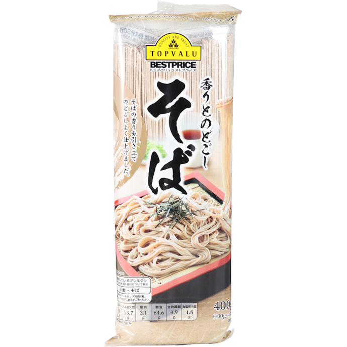 トップバリュ 香りとのどごしそばとは?