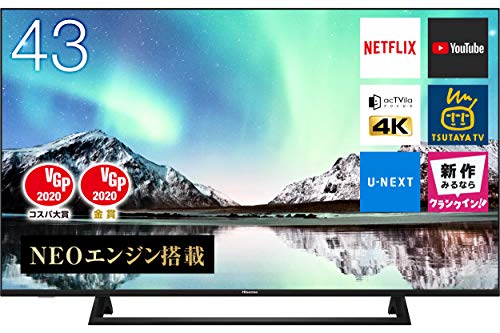 ハイセンスジャパン 4K液晶テレビ 43E6800を検証レビュー！4K