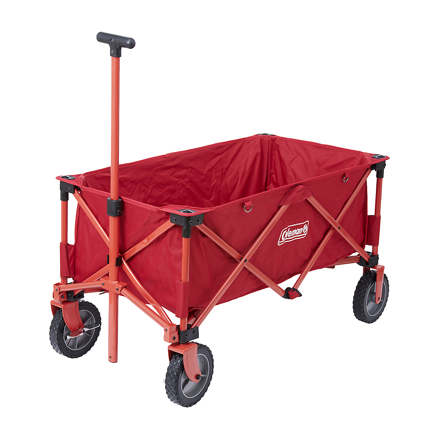 Coleman キャリーワゴン レッド　アウトドア　キャンプ 184044ac59f5ea529c5e312b101dd7