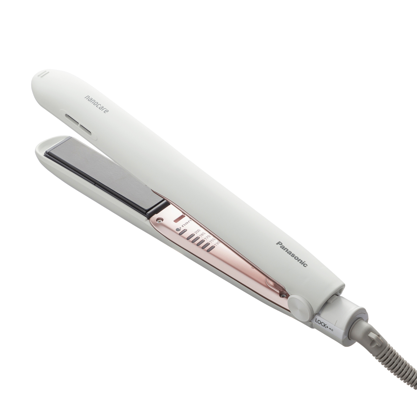 2個以上購入で送料無料 パナソニック ヘアアイロン ナノケア EH-HS9E-W