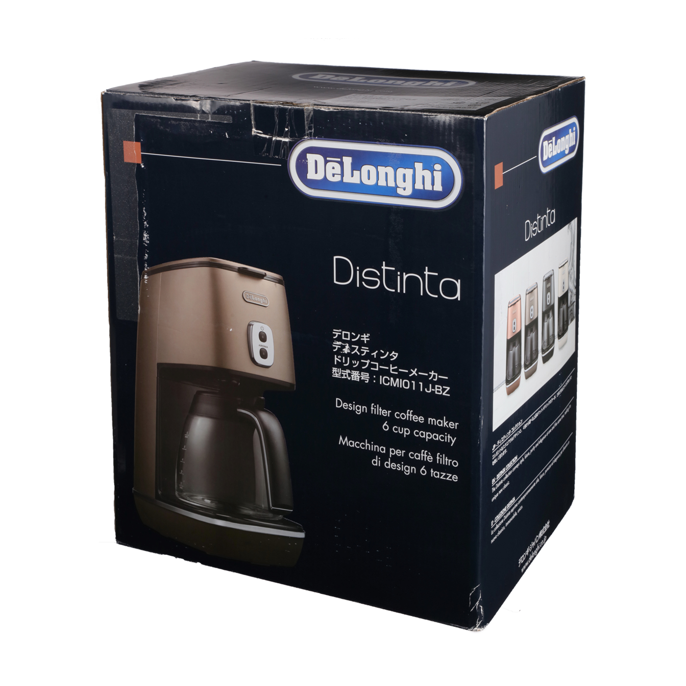 55％以上節約 デロンギ ディスティンタ ドリップコーヒーメーカー ICMI011J-BZ
