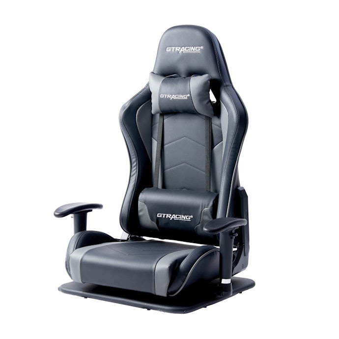 約15kg素材【色: White】GTRACING ゲーミングチェア 座椅子 ゲーミング座椅子