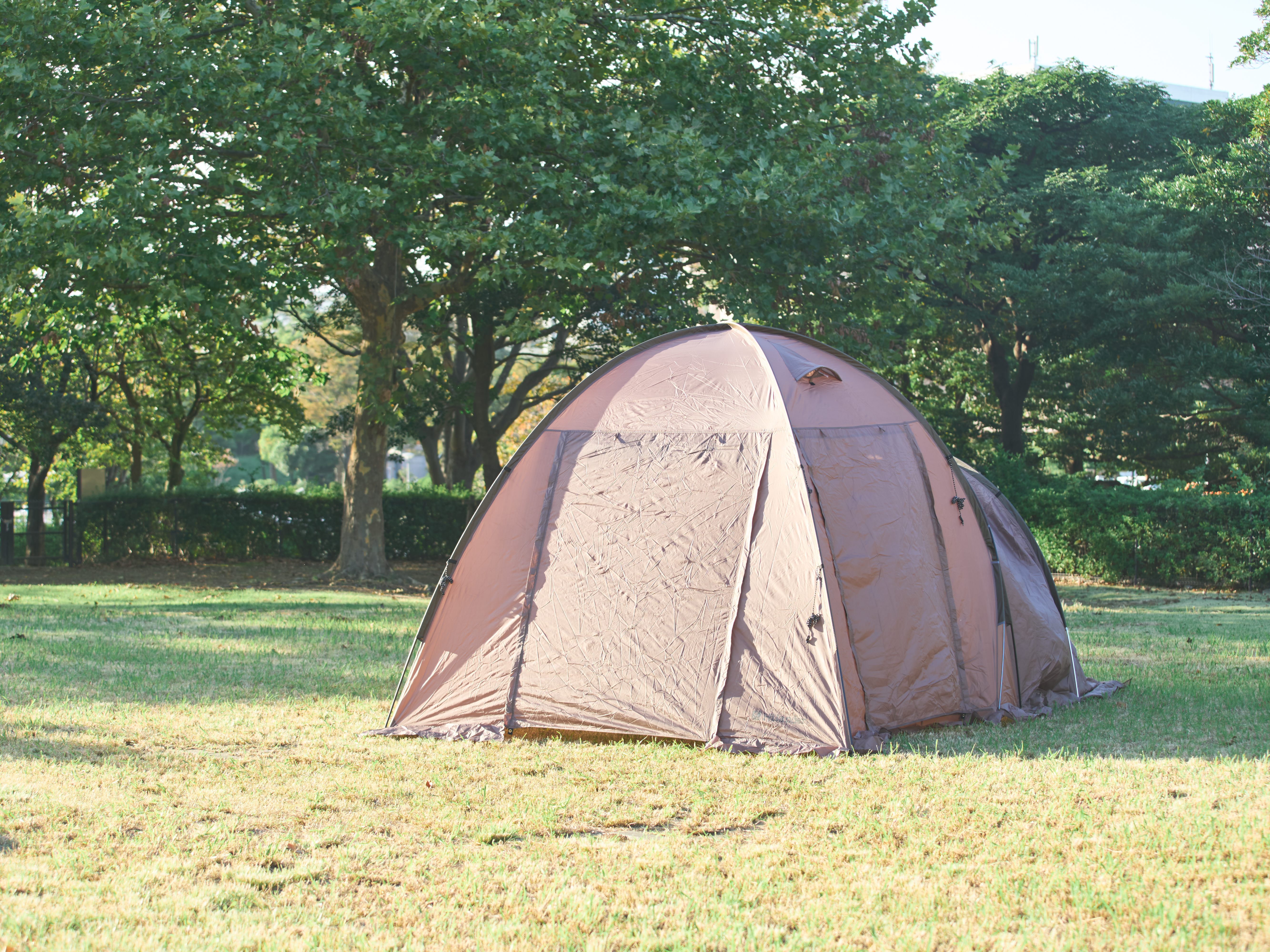 Hilander ナチュラム アルミフレーム2ルームテントをレビュー