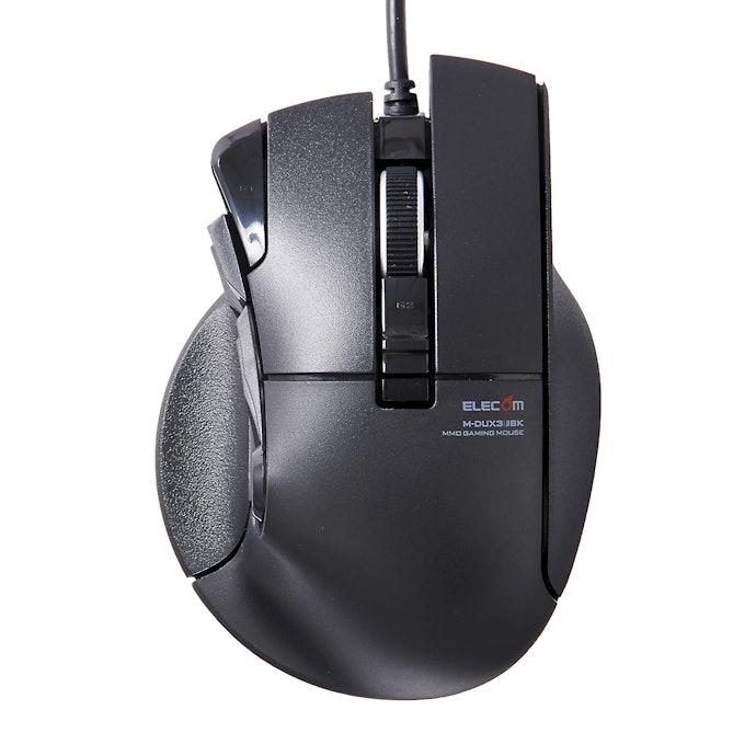 新品未使用未開封 M-DUX30BK MMOマウス 本体 Lサイズ ブラック エレコム DUX MMOゲーミングマウス M-DUX30BKをレビュー