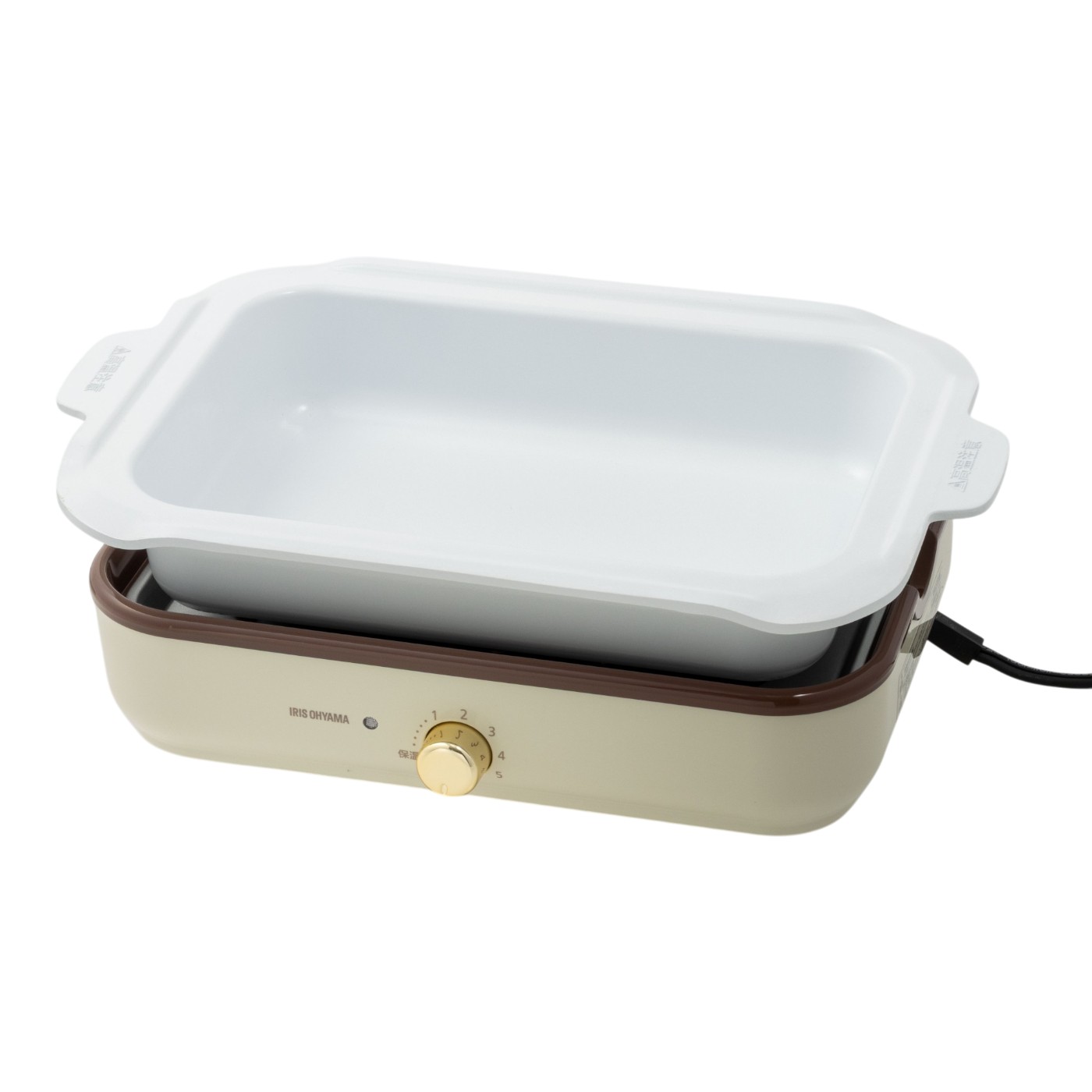 アイリスオーヤマ 着脱式ホットプレート 温度調節機能付き PHP-1002TC