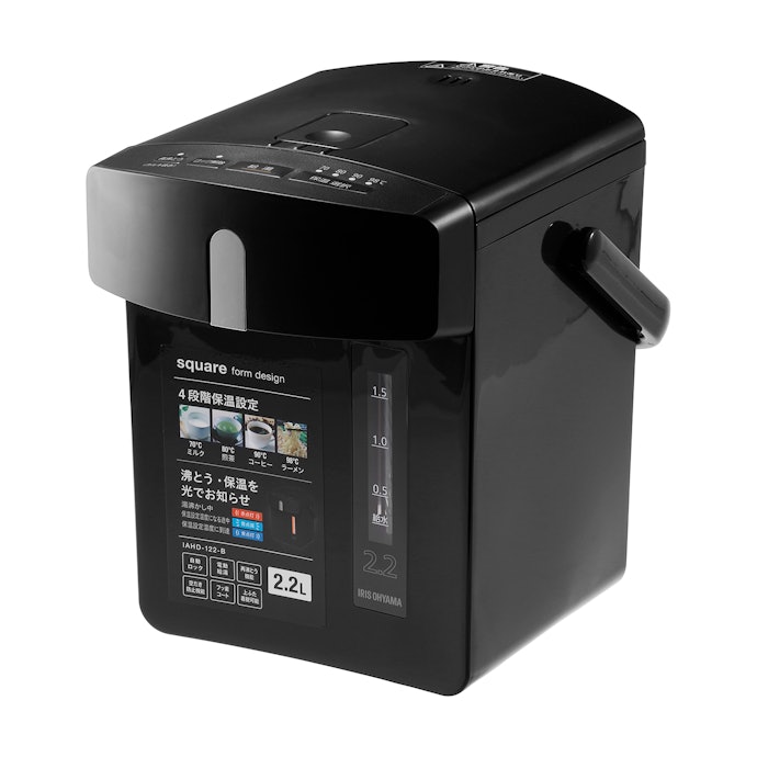アイリスオーヤマ ジャーポット マイコン式2.2L IAHD-122を アイリスオーヤマ ジャーポット マイコン式2.2L IAHD-122を
