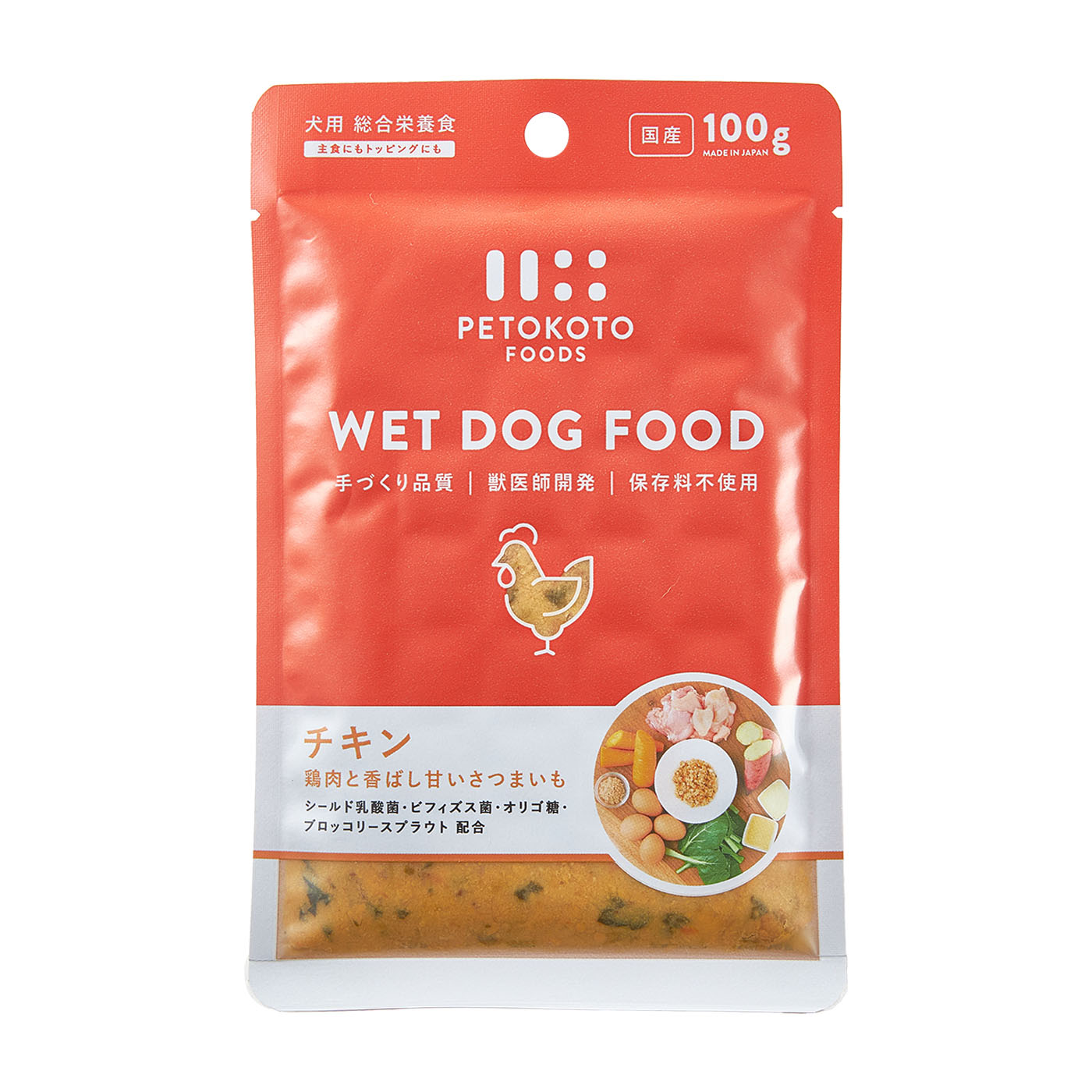 ペトコトフーズPETOKOTO 犬用総合栄養食　チキンポーク100g 各48袋 3859e8dd853742b3fc8ec4877ea927