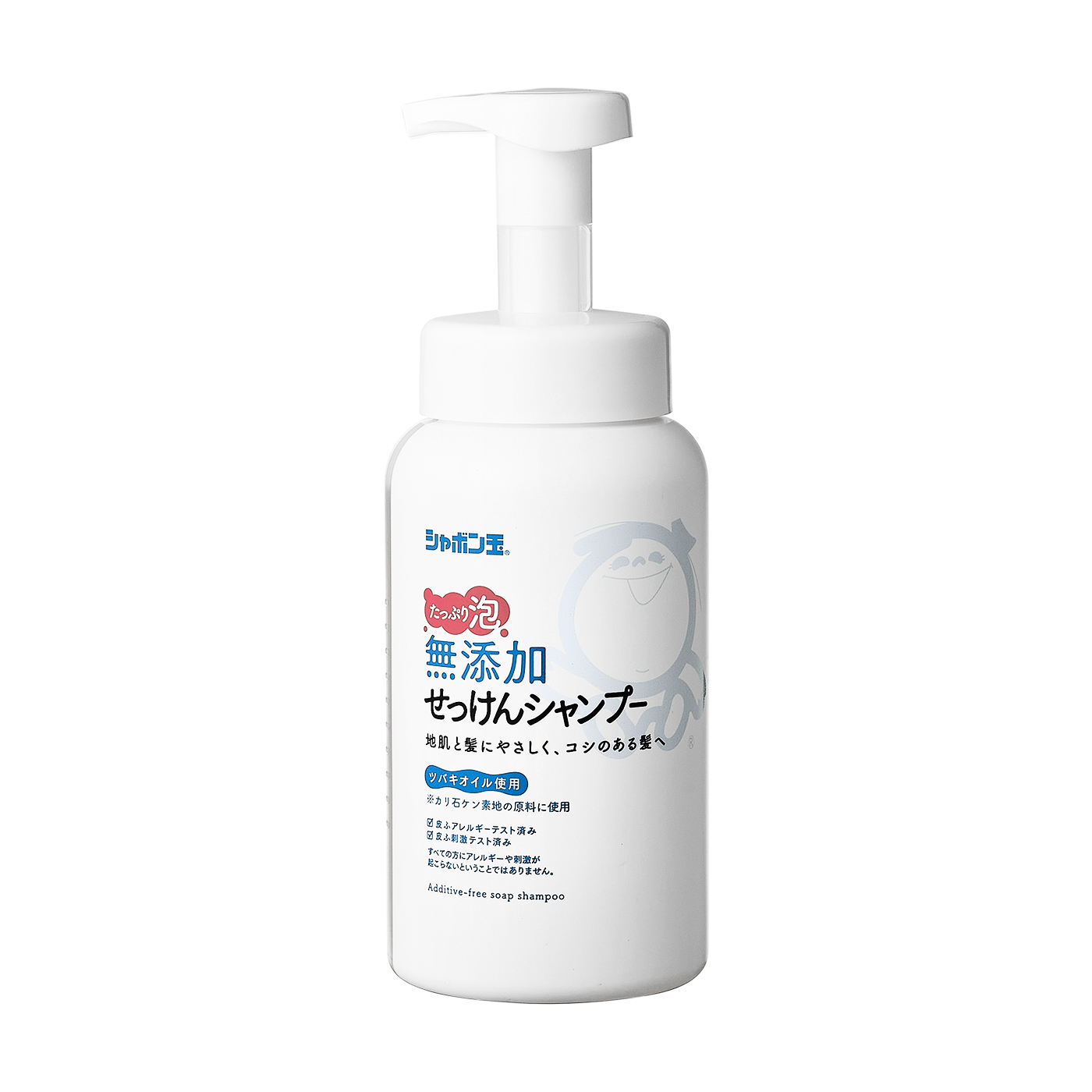 品質が シャボン玉 無添加せっけんシャンプー泡タイプ 本体５２０ｍｌ