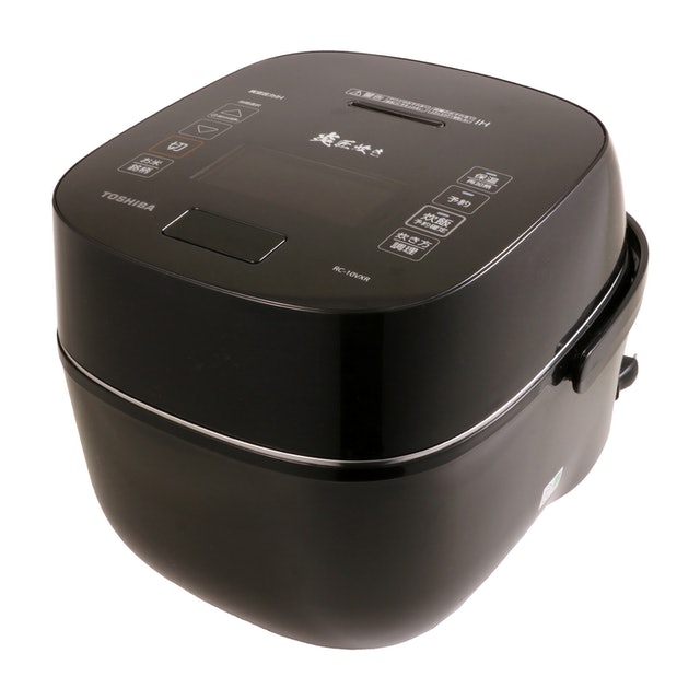 35合炊きTOSHIBA 圧力IHジャー炊飯器(ブラック) - 炊飯器・餅つき機