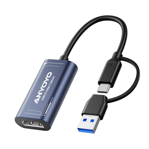 ANYOYO ビデオキャプチャカード ANYOYO キャプチャカード ‎V02を検証レビュー！キャプチャー