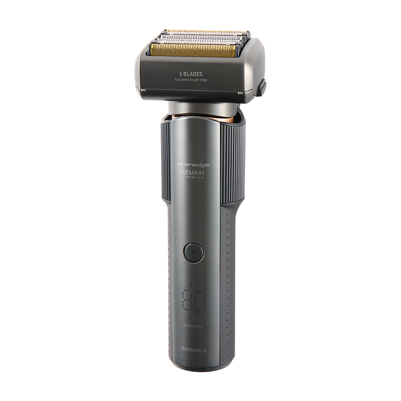 IZUMI メンズ電気シェーバー IZF-E863W 6枚刃往復式シェーバー IZF-E863【マクセルイズミ株式会社】