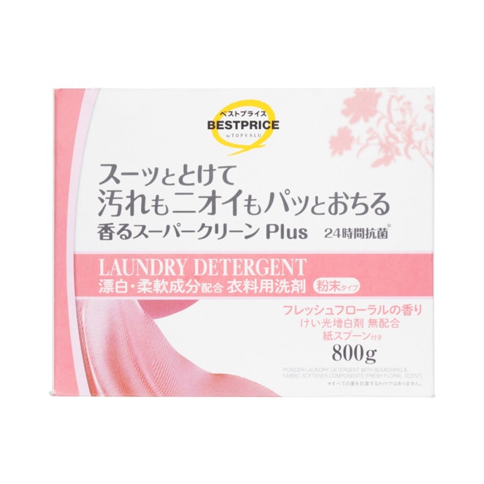 イオン BESTPRICE 衣料用粉末洗剤 香るスーパークリーンPlusは他の洗濯洗剤とどう違うの?