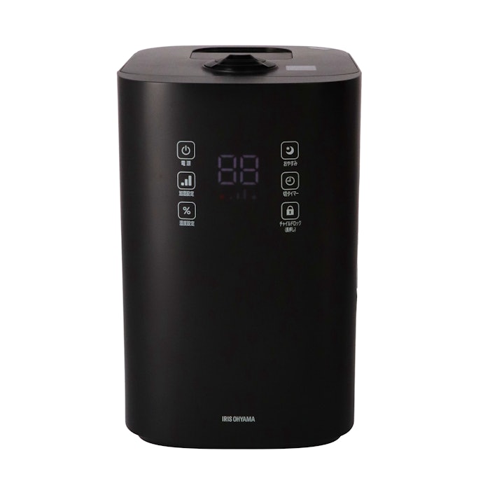 IRIS OHYAMA 加湿器 KUHK-500-B ブラック アイリスオーヤマ 上給水ハイブリッド加湿器 KUHK-500をレビュー