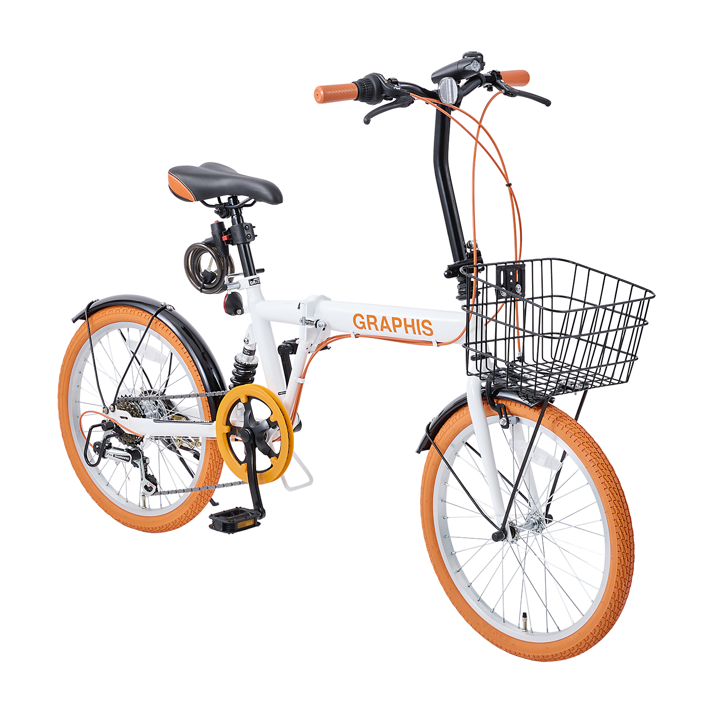 直接引き取りのみ】GRAPHIS 折りたたみ自転車 ブラック GRAPHIS