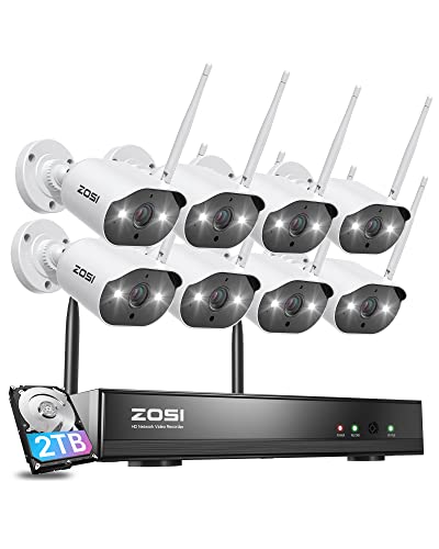 ZOSI ワイヤレス防犯カメラ8台セットを検証レビュー！屋外用防犯