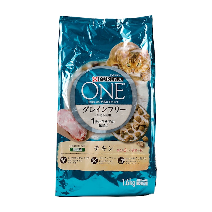 ネスレ日本 ONE キャット グレインフリー チキンは他の猫用ドライフードとどう違うの?