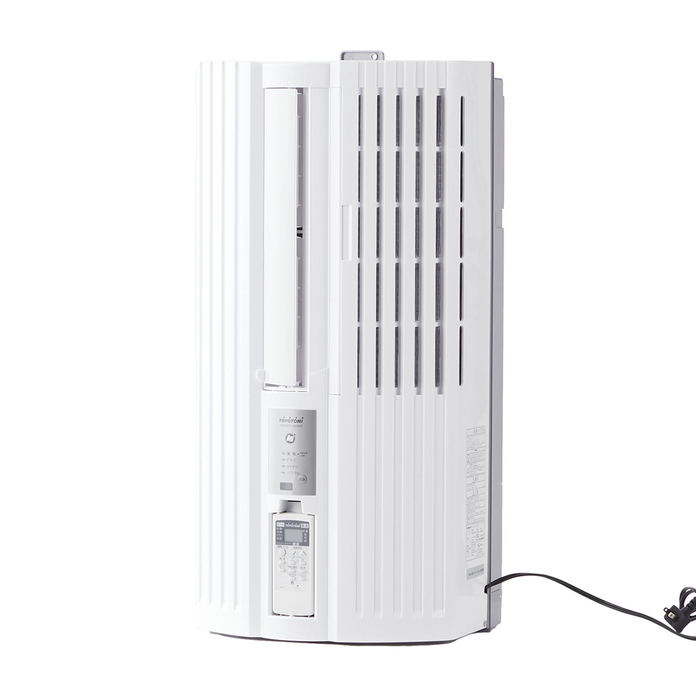 新品未開封取付簡単トヨトミ窓用ルームエアコンTIW-A160K-W