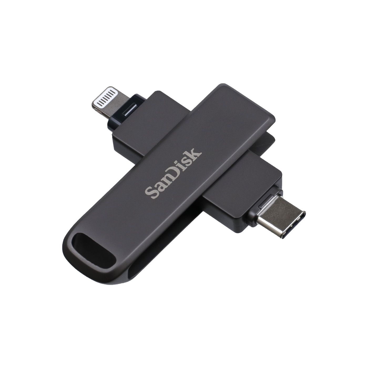 SanDisk iXpand Go 64GB フラッシュドライブ for iPhone, iPad, Computers ＆ Laptops - 3.0 USB 2-for-1 Drive with Type-A ＆ Lightning Connectors (SDIX60N- SanDisk 64GB iXpand フラッシュドライブ Go USB