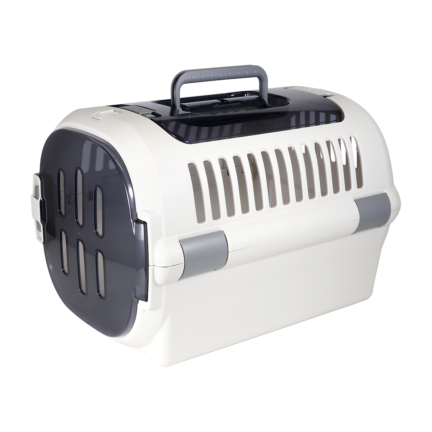 リッチェル　ペットキャリー アイボリー　ダブルドア通気孔付き リッチェル ペットキャリー アイボリー ダブルドア通気孔付き