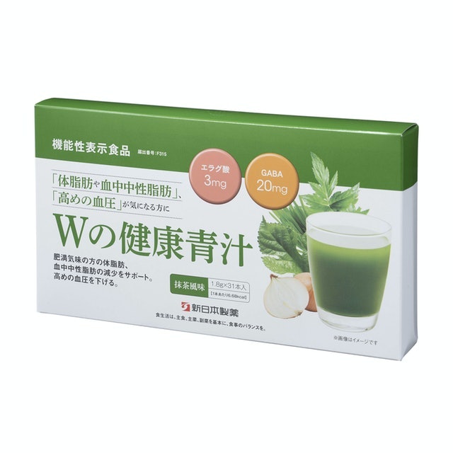新日本製薬 生活習慣サポート Wの健康青汁 15本入り 1kj2GwRY46 - www 