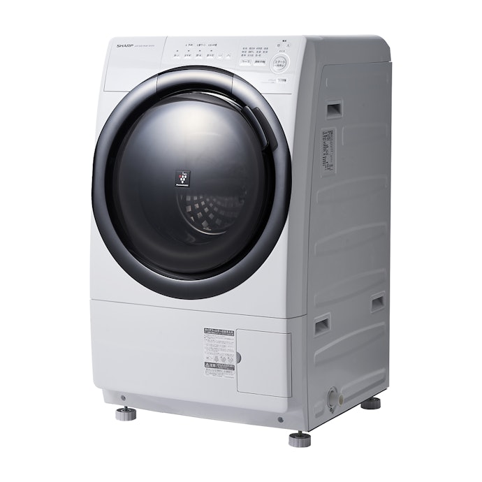 SHARP ドラム式洗濯機 ES-S7H-WR 本体 2023年製 明日まで!2023年製シャープドラム式洗濯乾燥機ES-S7H洗7kg乾3.5