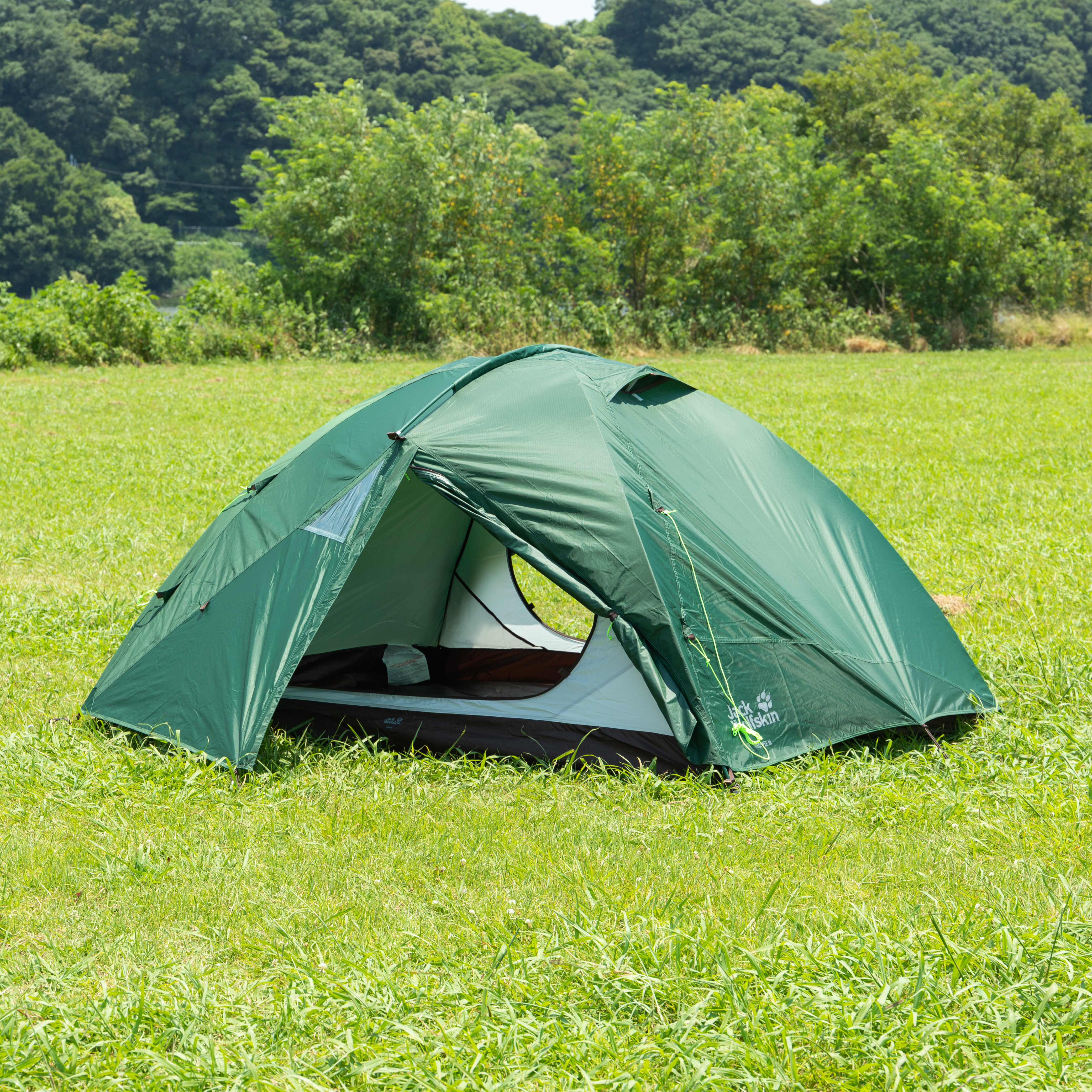 Jack Wolfskin Eclipse III テント 3人用テントキャンプ Jack Wolfskin ECLIPSE III 3000492-4502を検証レビュー！ドームテント