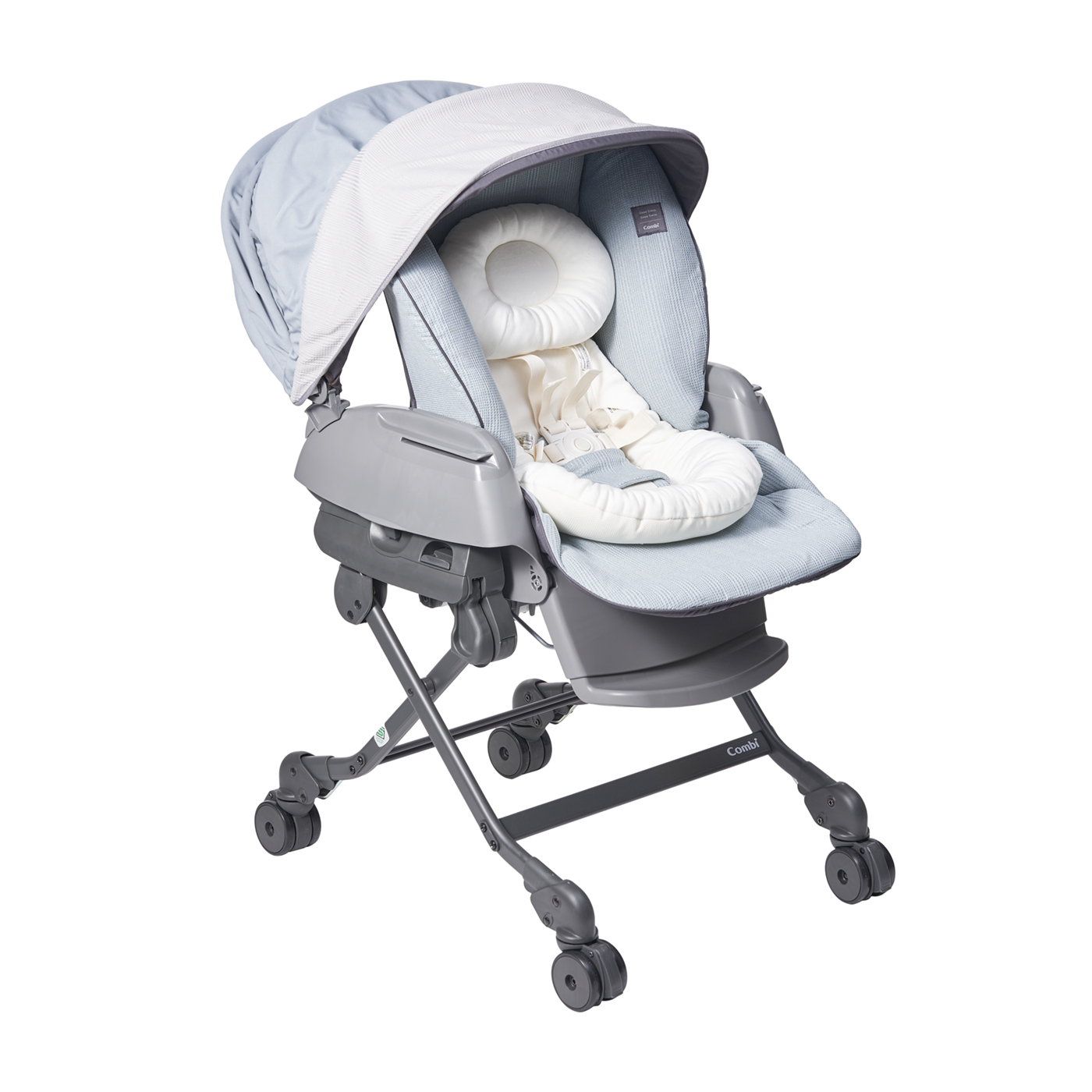 【美品】テーブル艶あり★コンビ ネムリラ オートBEDiLongスリープシェル 8e93622430fc6bce9c3748fe4600f0