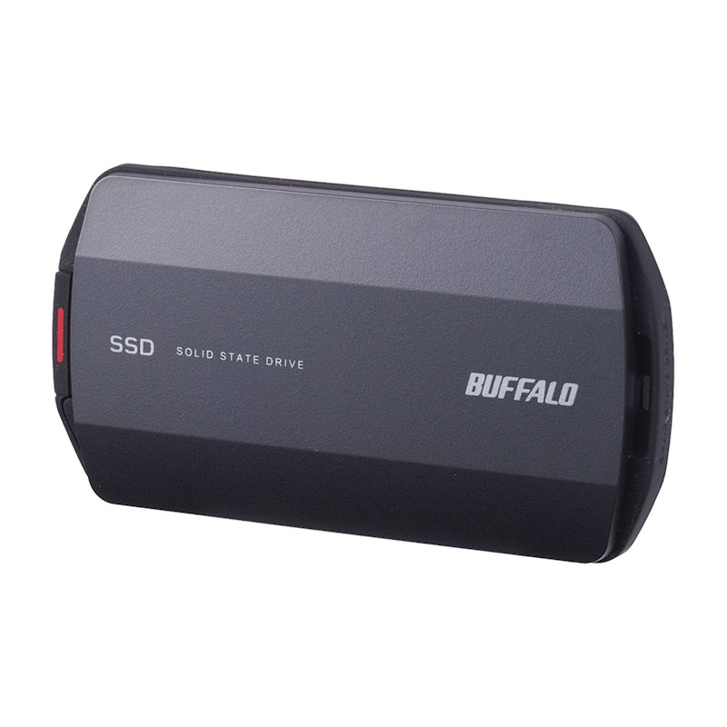 外付けSSD バッファロー 4TB ブラック SSD-PHP4.0U3-BA バッファロー(BUFFALO) SSD-PHP4.0U3-BA USB 3.2(Gen2) 対応 外付けSSD 4TB