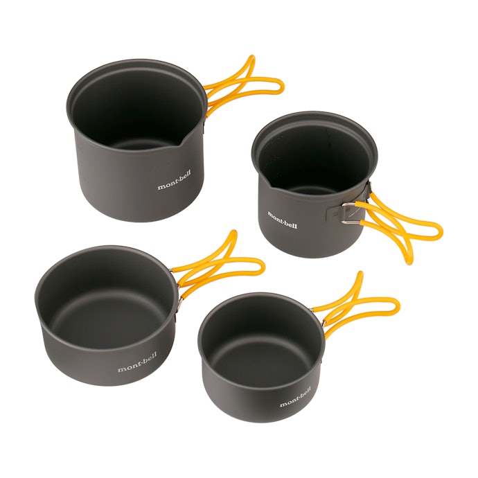 モンベル アルパインクッカー 11+13 ディープ、14+16 パンセット モンベル アルパインクッカー 11+13 ディープ、14+16 パンセット