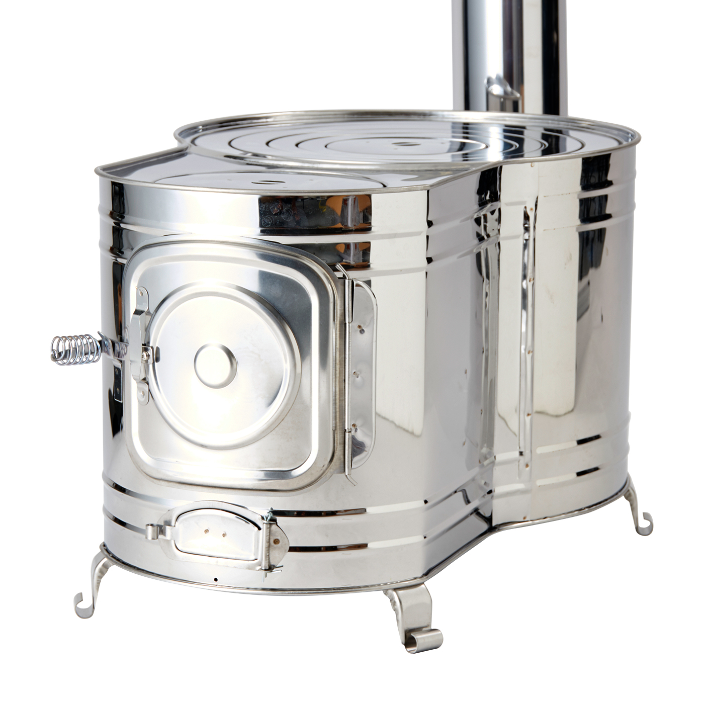 ホンマ製作所 ステンレス 時計1型薪ストーブセット ASS-60をレビュー