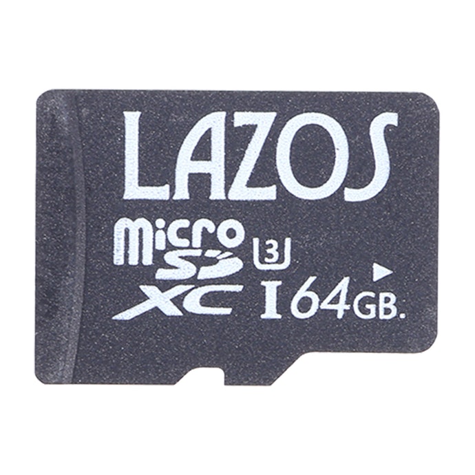リーダーメディアテクノ LAZOS microSDXCメモリーカード L-B64MSD10-U3とは?