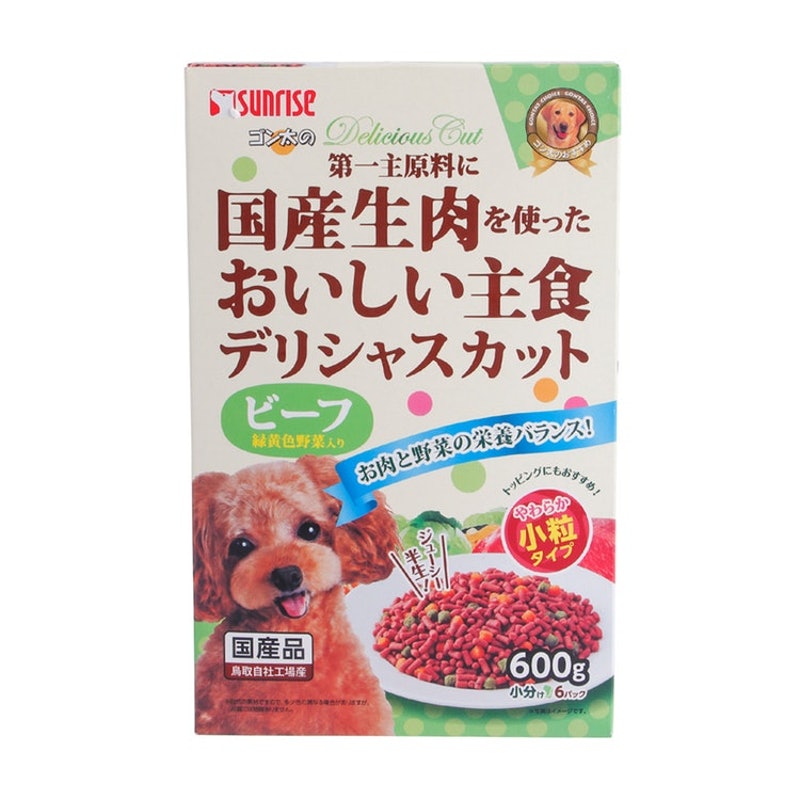 ゴン太のデリシャスカット ビーフ 緑黄色野菜 小粒タイプを全13商品と比較 口コミや評判を実際に使ってレビューしました Mybest