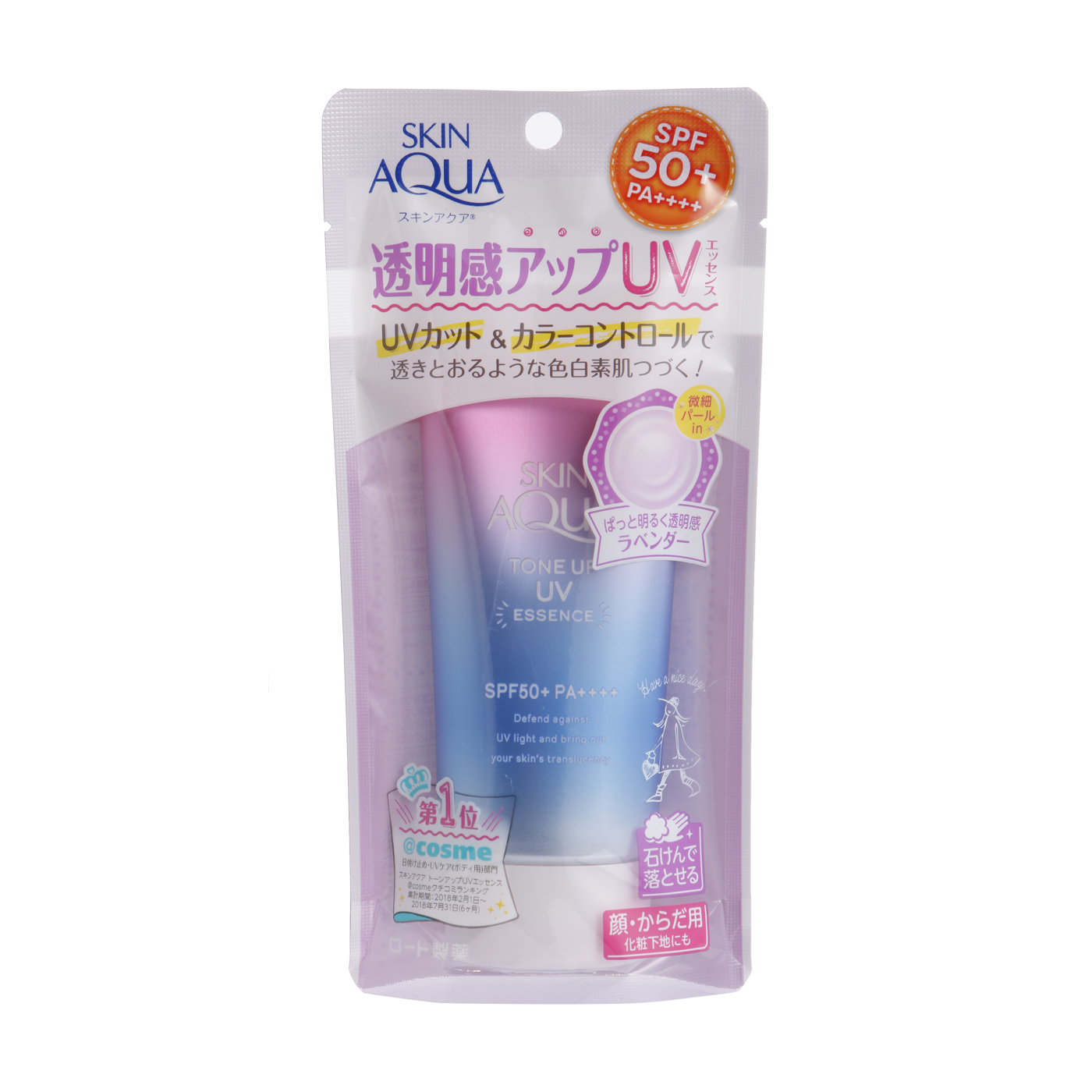 ロート製薬 スキンアクア トーンアップUVエッセンス | mybest