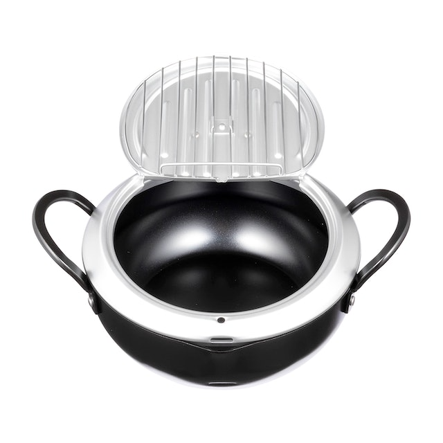 和平フレイズ 燕三条いいもの小路 鉄製蓋付天ぷら鍋 TM-9467を