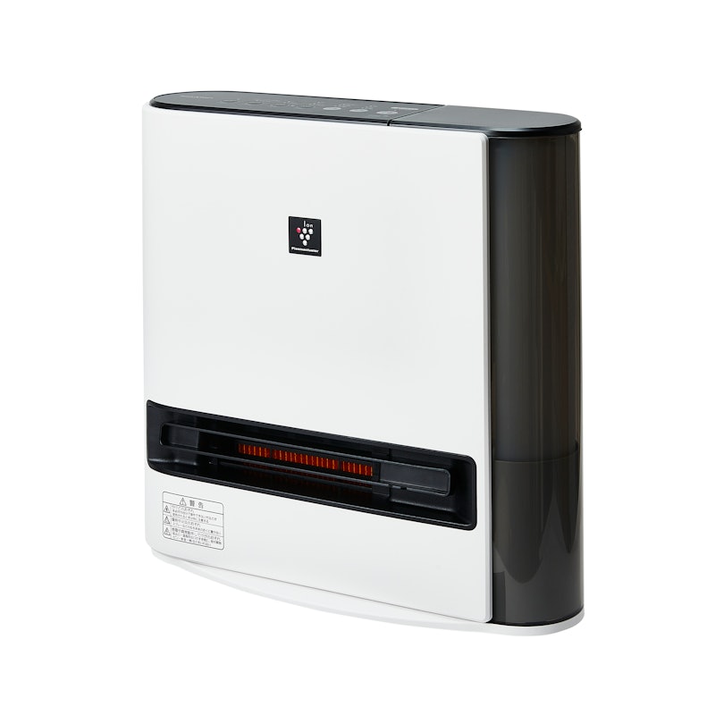 シャープ プラズマクラスター搭載 加湿機能付 セラミックファンヒーター ホワイト HX-H120-W