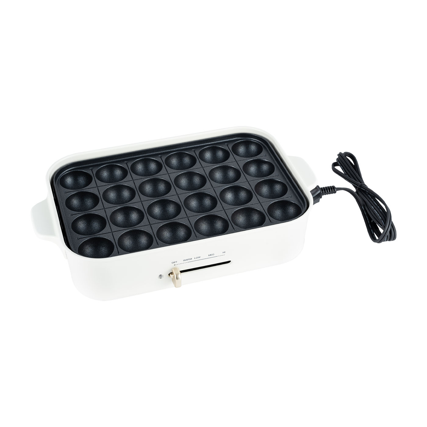 新品 BRUNO ホットプレート たこ焼き プレート BOE021-WH BRUNO コンパクトホットプレート 限定カラー たこ焼きプレート