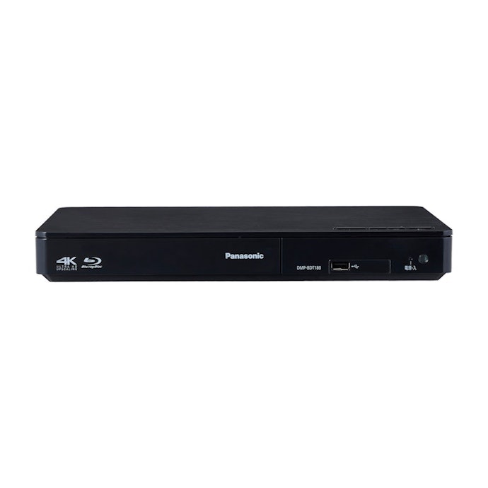 Panasonic ブルーレイプレーヤー ブラック DMP-BDT180 4K パナソニック ブルーレイディスクプレーヤー DMP-BDT180を徹底