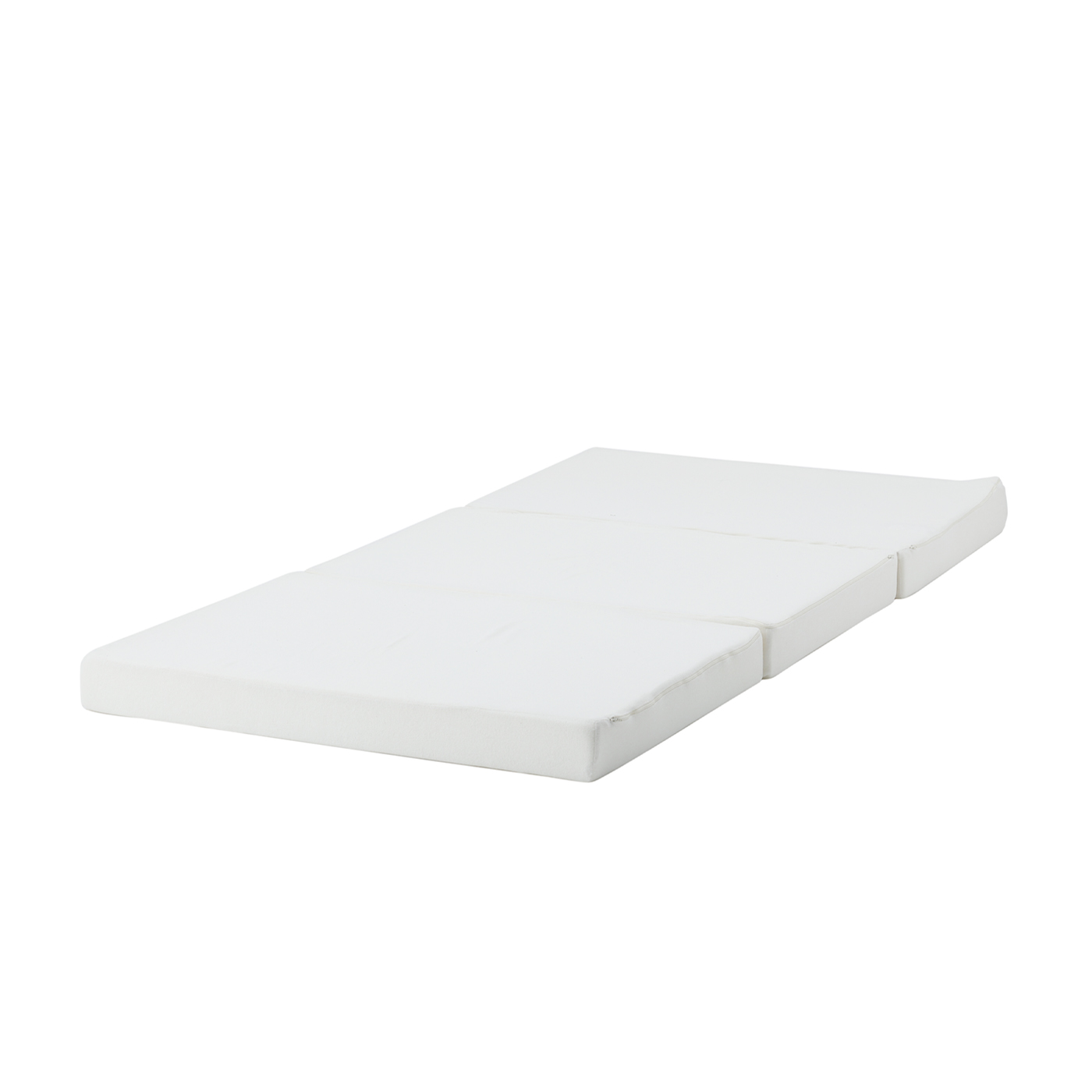 マットレス シングル ホワイト 三つ折 10cm 高反発マットレス タンスのゲン「純」高反発マットレス 3つ折りタイプ シングルを