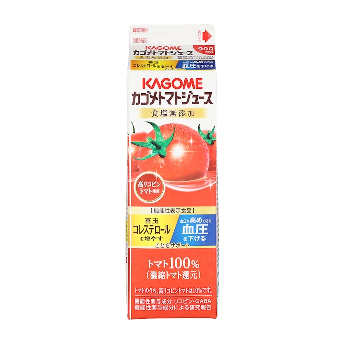 カゴメ カゴメトマトジュース 食塩無添加 高リコピントマト使用 ホームパックは他のトマトジュースとどう違うの?