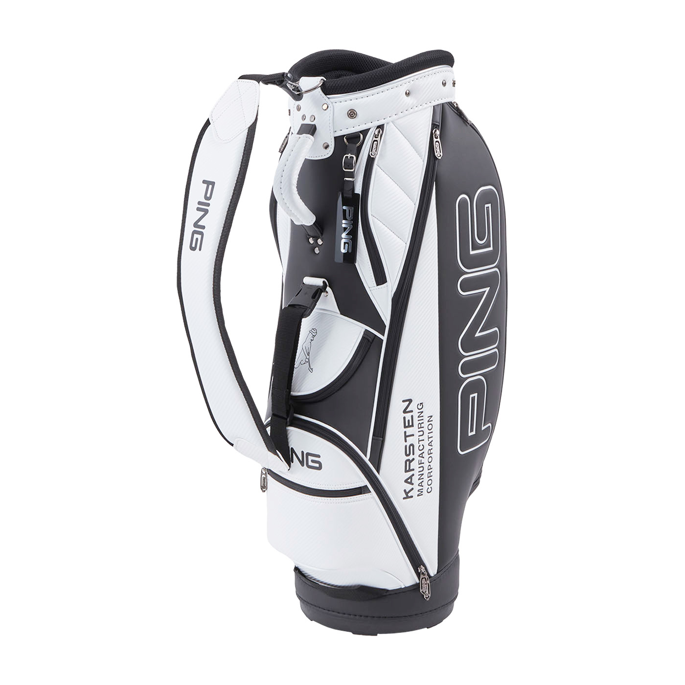 PING GOLF ピン ハイグレード エナメル キャディバッグ9.5型 新品！