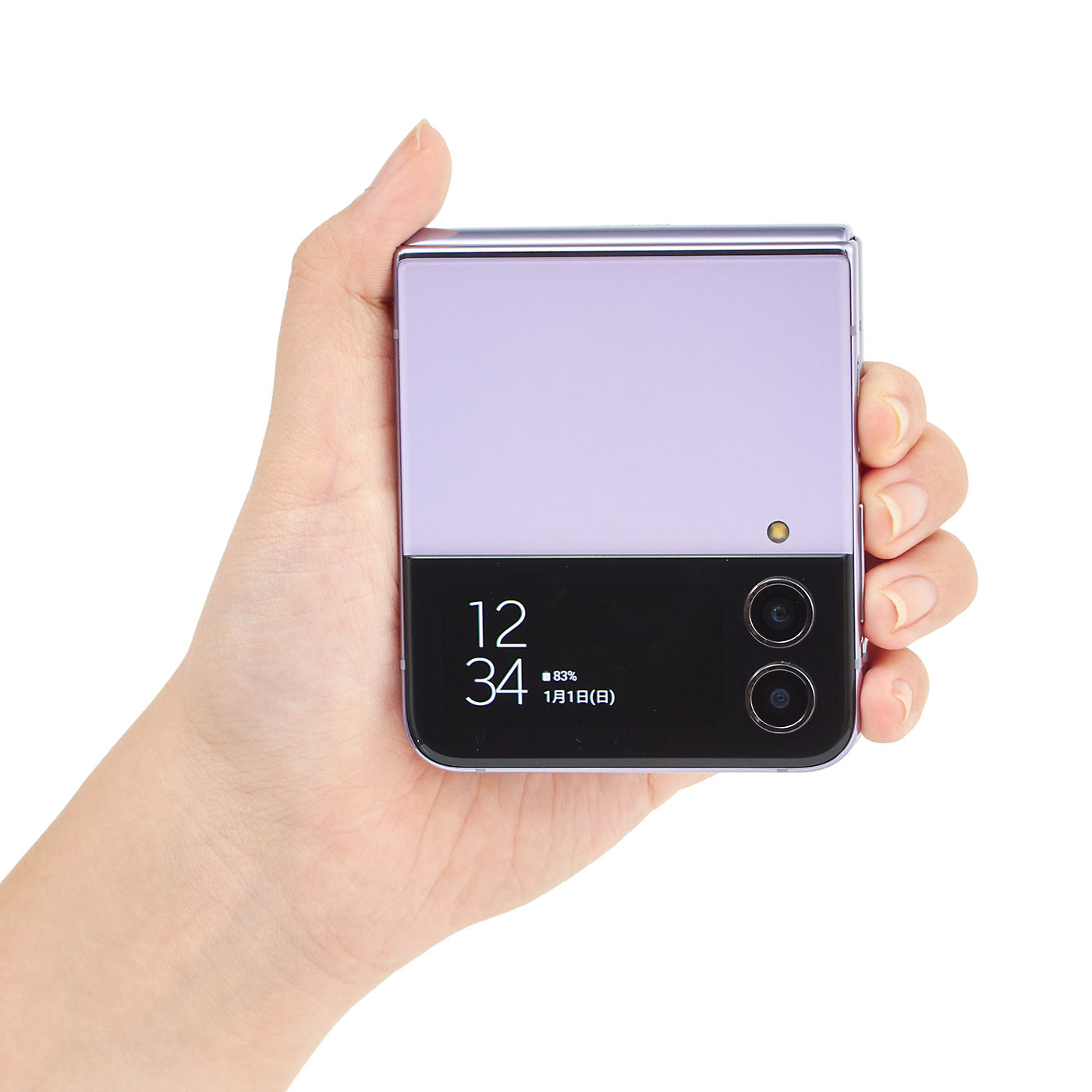 SIMフリー Galaxy Z Flip4 256GB ライトブルー 電池良好 ムスビー｜Galaxy Z Flip4 5G 256GB ライトブルー SIMフリー【Galaxy Z