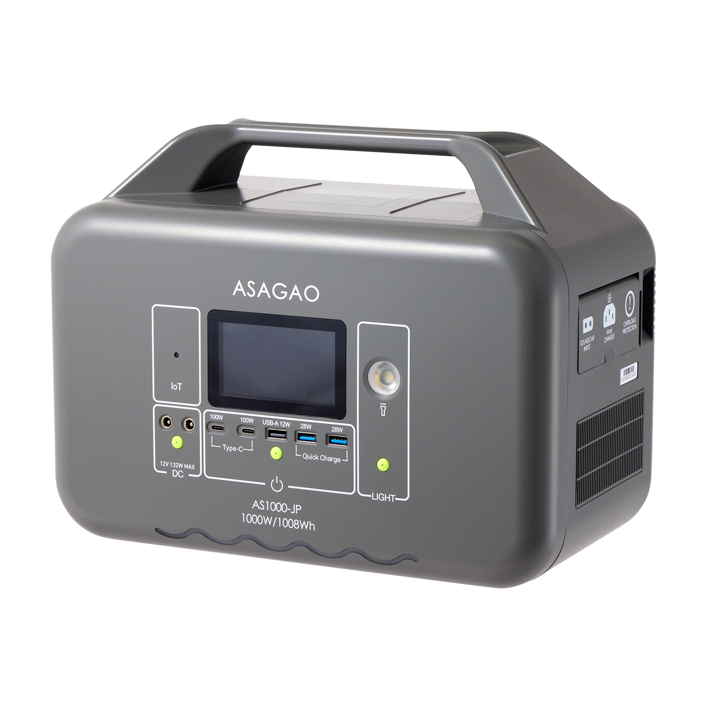 ASAGAO ポータブル電源 AS1000-JP 1000W 1008Wh Amazon.co.jp: ASAGAO AS1000-JPポータブル電源 大容量1008Wh AC1000W