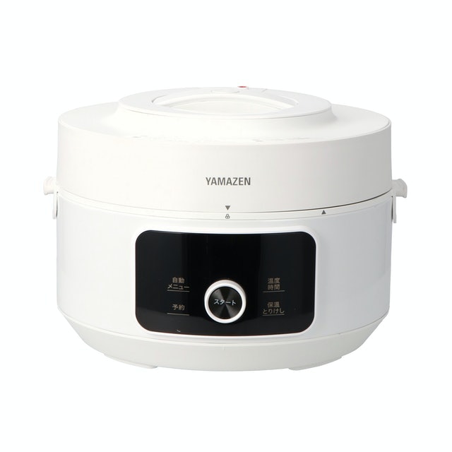【未開封】YAMAZEN マイコン電気圧力鍋 ホワイト ypcb-m220 山善 山善 マイコン電気圧力鍋 YPCC-M400をレビュー!クチコミ・評判