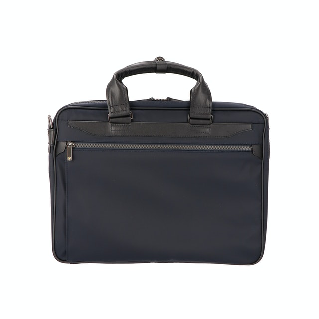 【美品】ace. ディバイドリム　ブリーフケース　2way 2層式　ネイビー ace. GENE LABEL 送料無料 正規品 エースジーン DIVIDE-LIM2